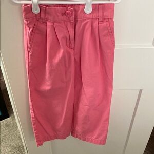 Crewcuts girls chino pants, 5T, Bright Pink. Loose fit